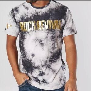 Rock Revival Black/White tie-dye T-Shirt XXL